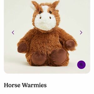 Warmies Brown Stuffed Horse